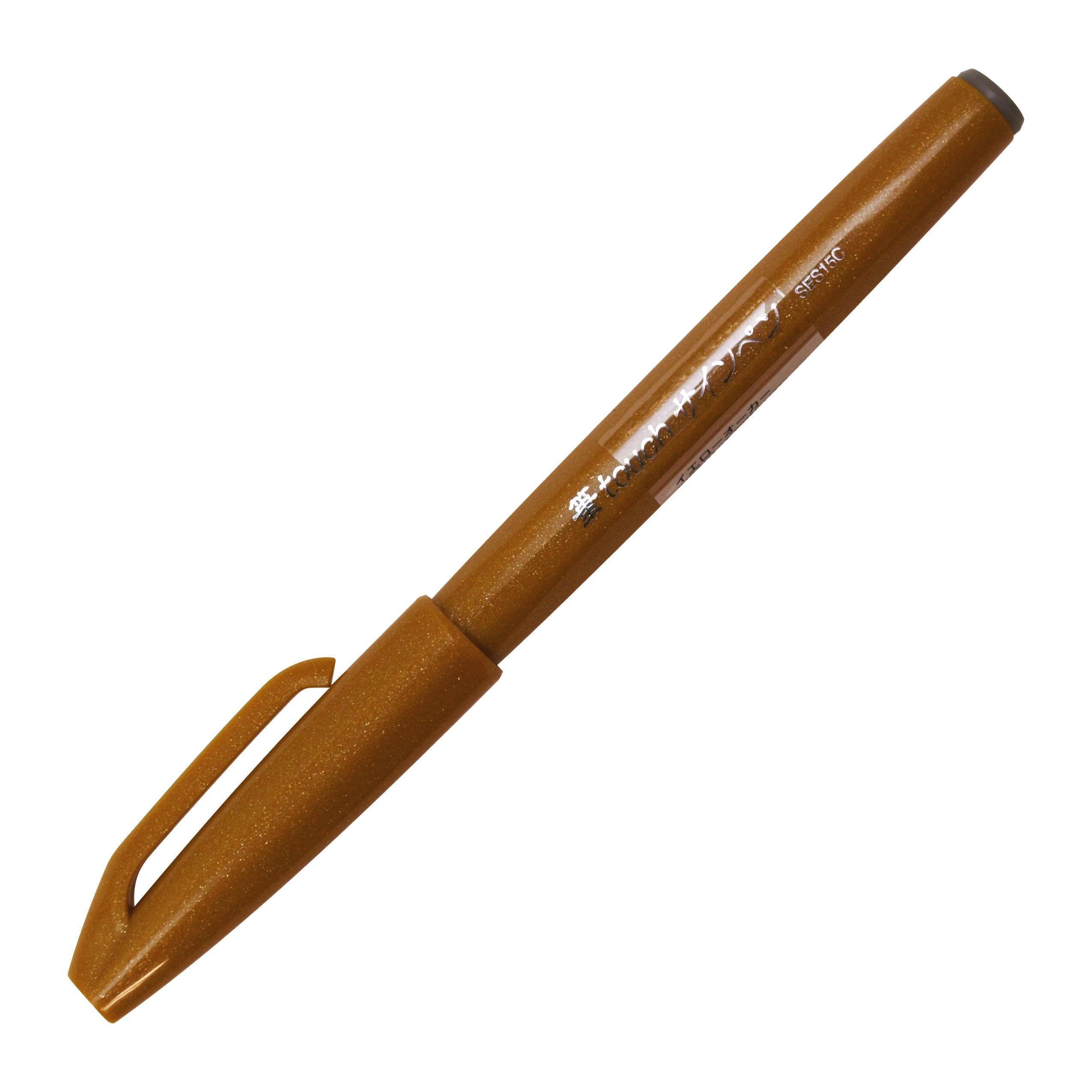 Pentel Brush Sign Pen Ochre