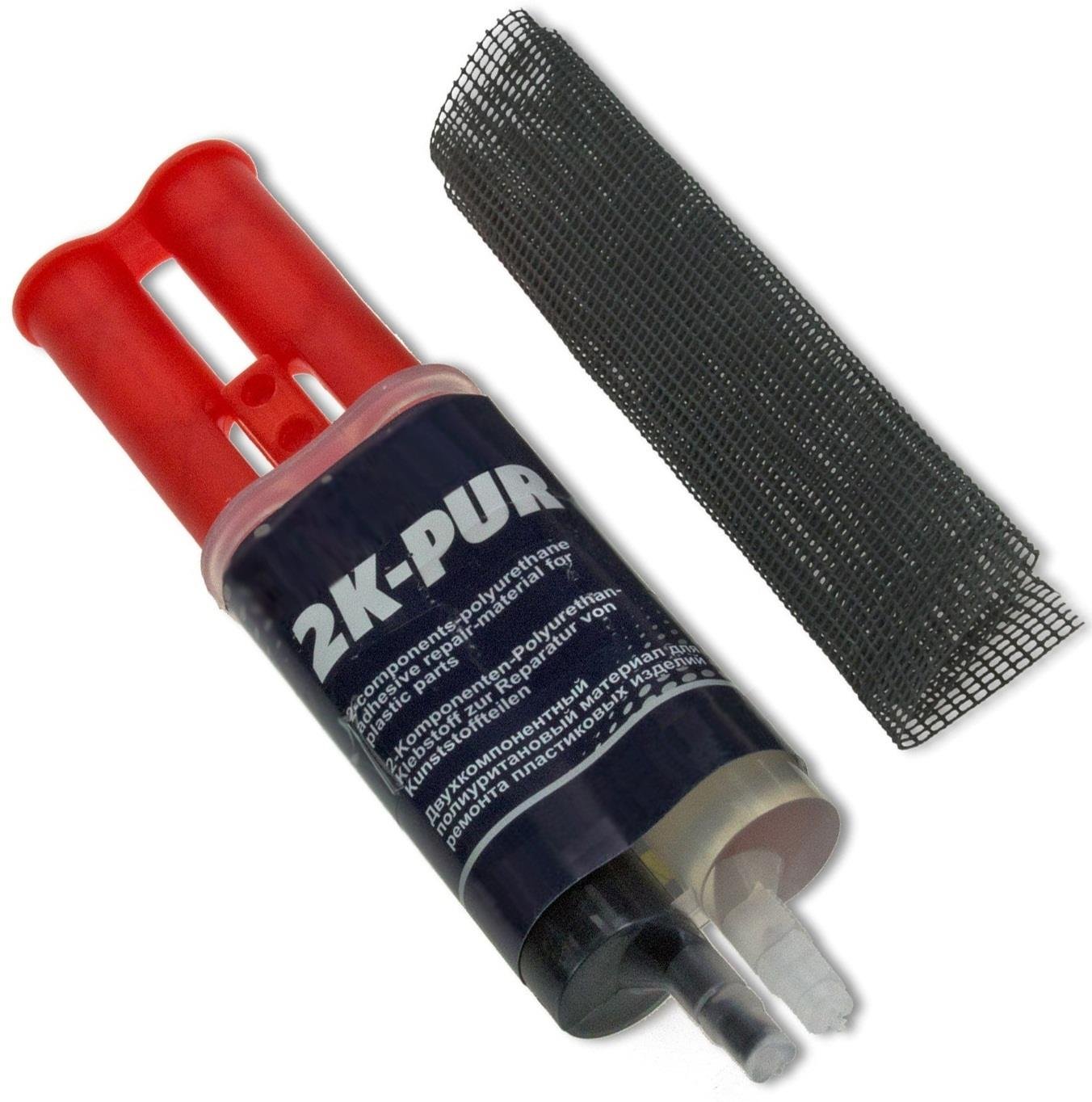 Plastic Repair Fix Glue With Mesh Great For Body Mouldings Panels Car