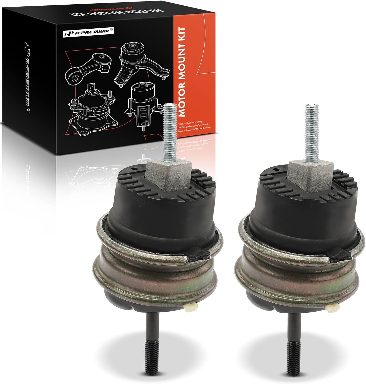 A-Premium Front Left and Right Engine Motor Mount Kit Compatible with Chevrolet Camaro 2010-2015, 3.6L 6.2L, 2-PC Set, Replace# 92239456, 92239457