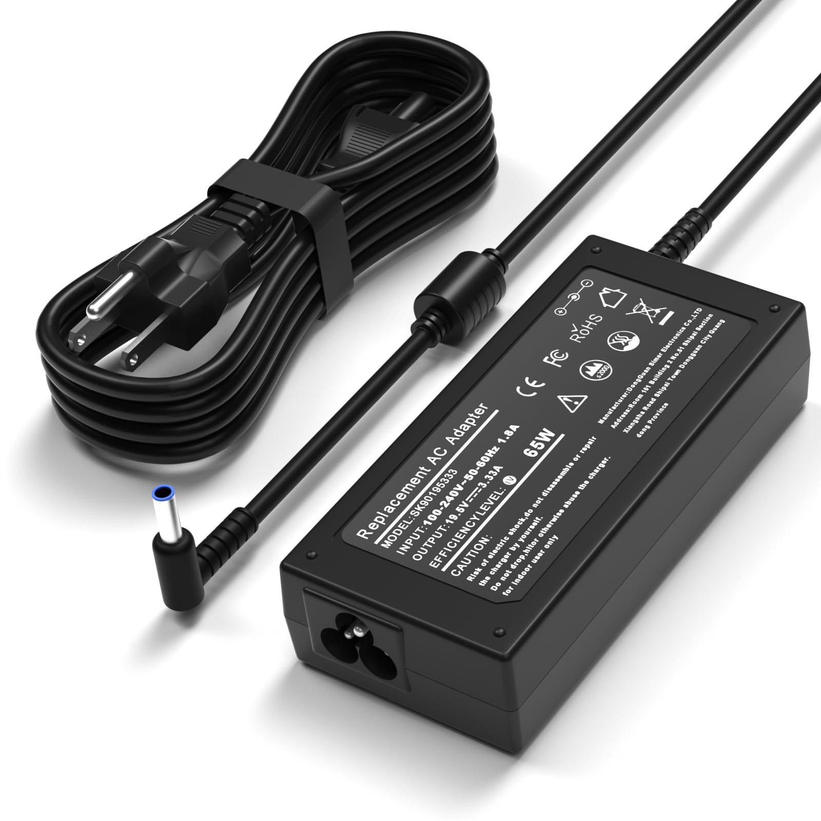 for HP Model 14 Laptop Charger 14-m 14-dk 14-dq 14-df 14-dh 14-ds 14-dw 14-cf 14-fg 14-ce 14-ck 14-cm 14-ac 14-af 14-ak 14-al 14-an 14-dq0002dx 14-ak041dx Series Power Supply Cord 65W