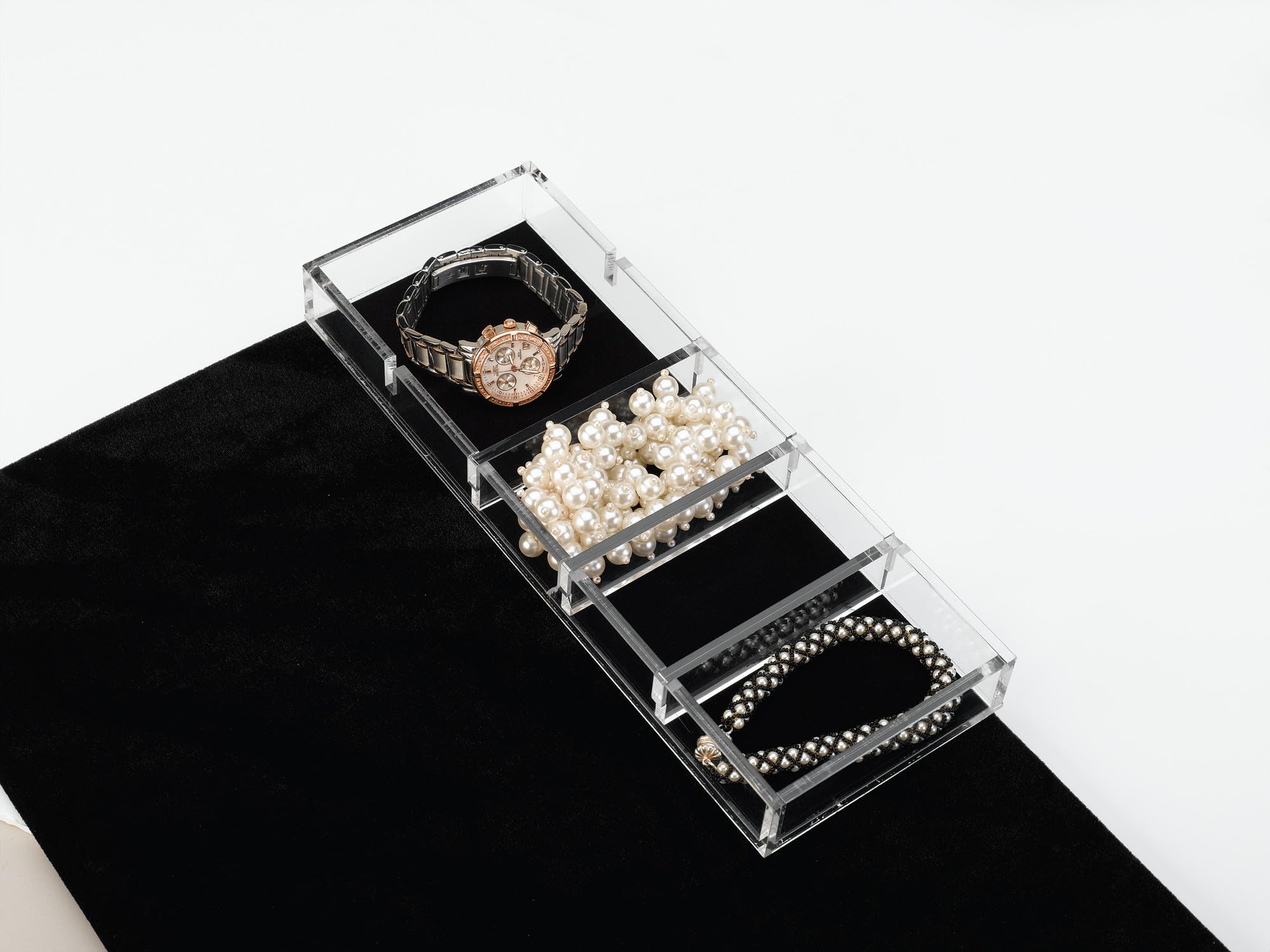 Rev-A-Shelf Acrylic Jewelry Organizer to use in Closet Drawers