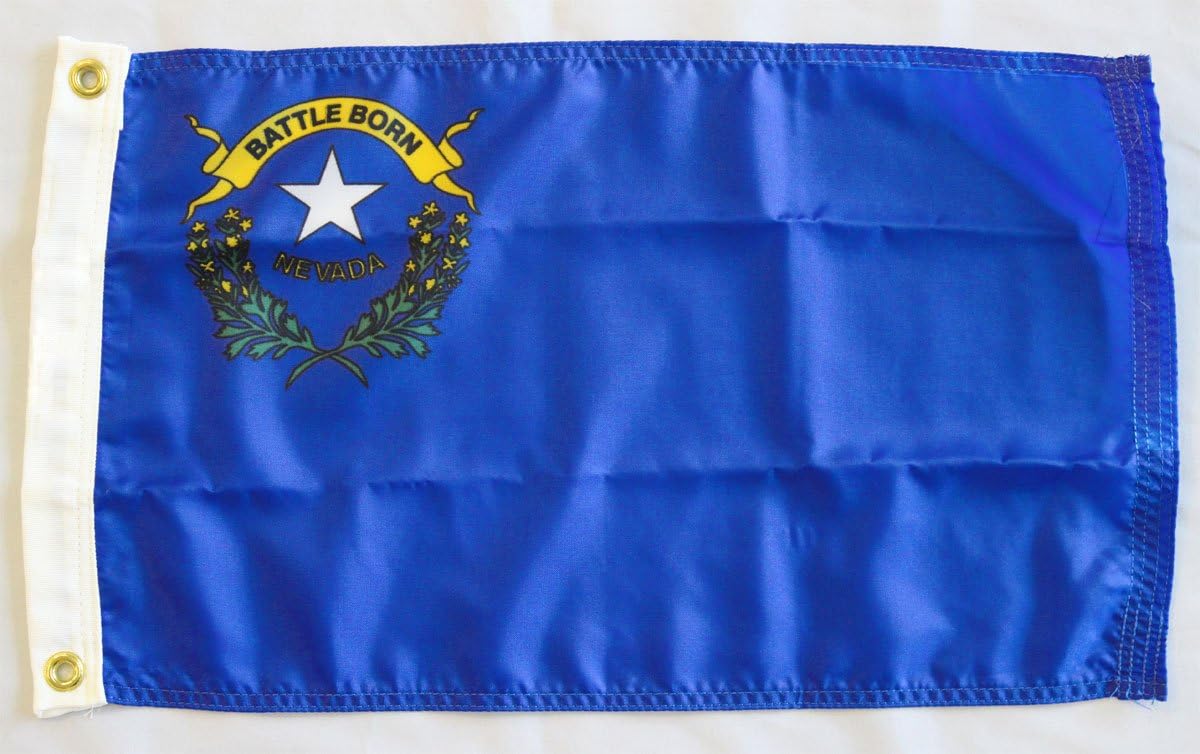 Nevada - 12" X 18" Nylon State Flags
