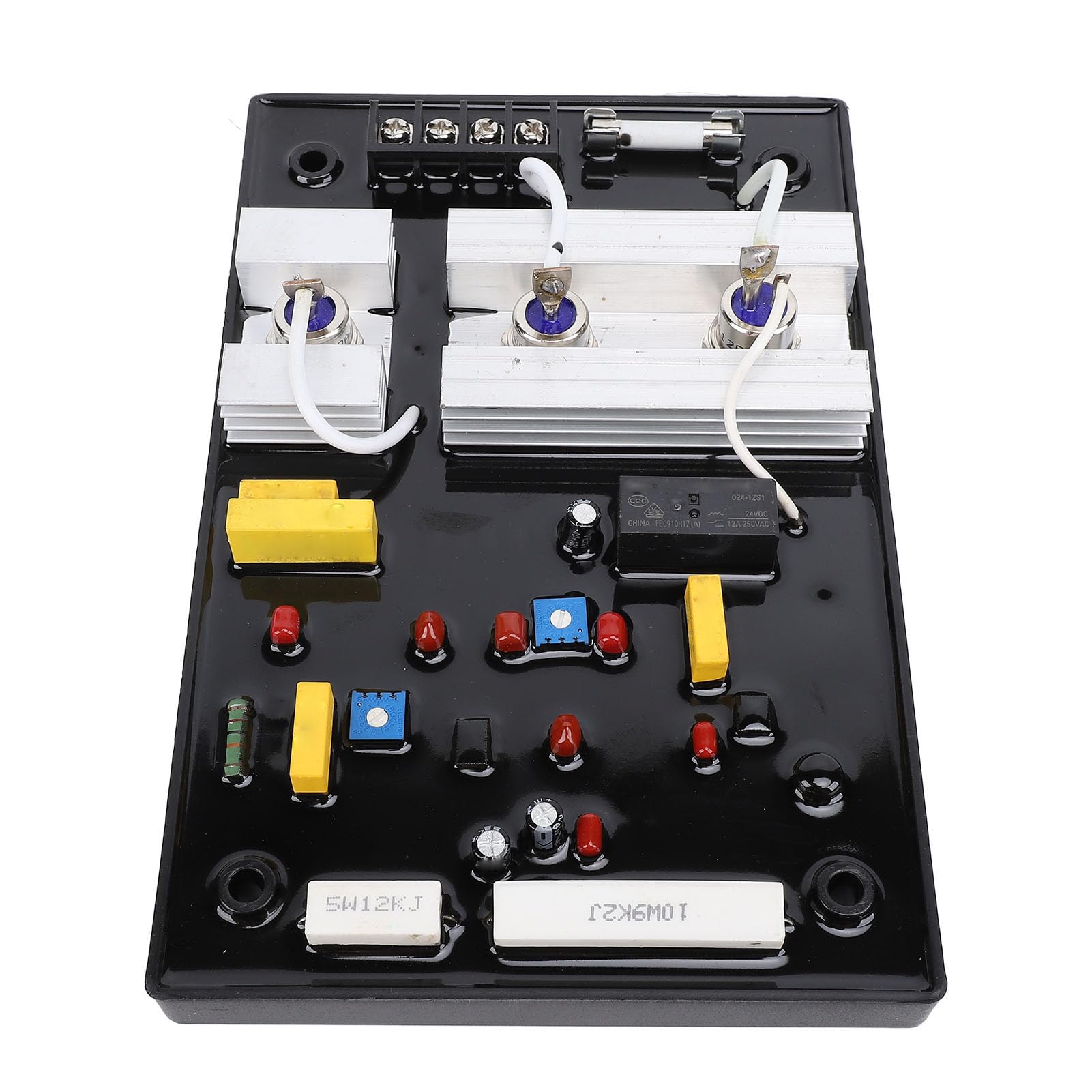 Regulador de Voltaje del Generador, Estabilizador de Voltaje Automático con Resistencia de Alta Precisión y Excelente Condensador para Protección de Sistemas de Energía y Equipos Eléctricos