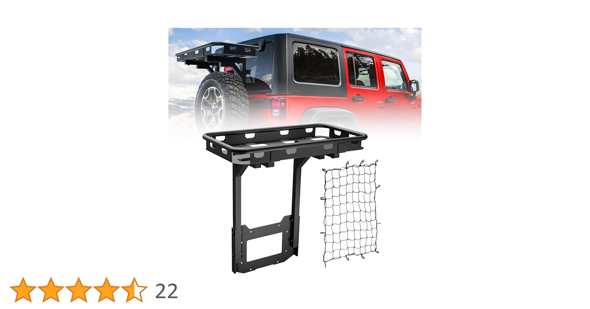 Amazon.co.jp: YZONA Jeep Wrangler JK リアカーゴバスケット OE