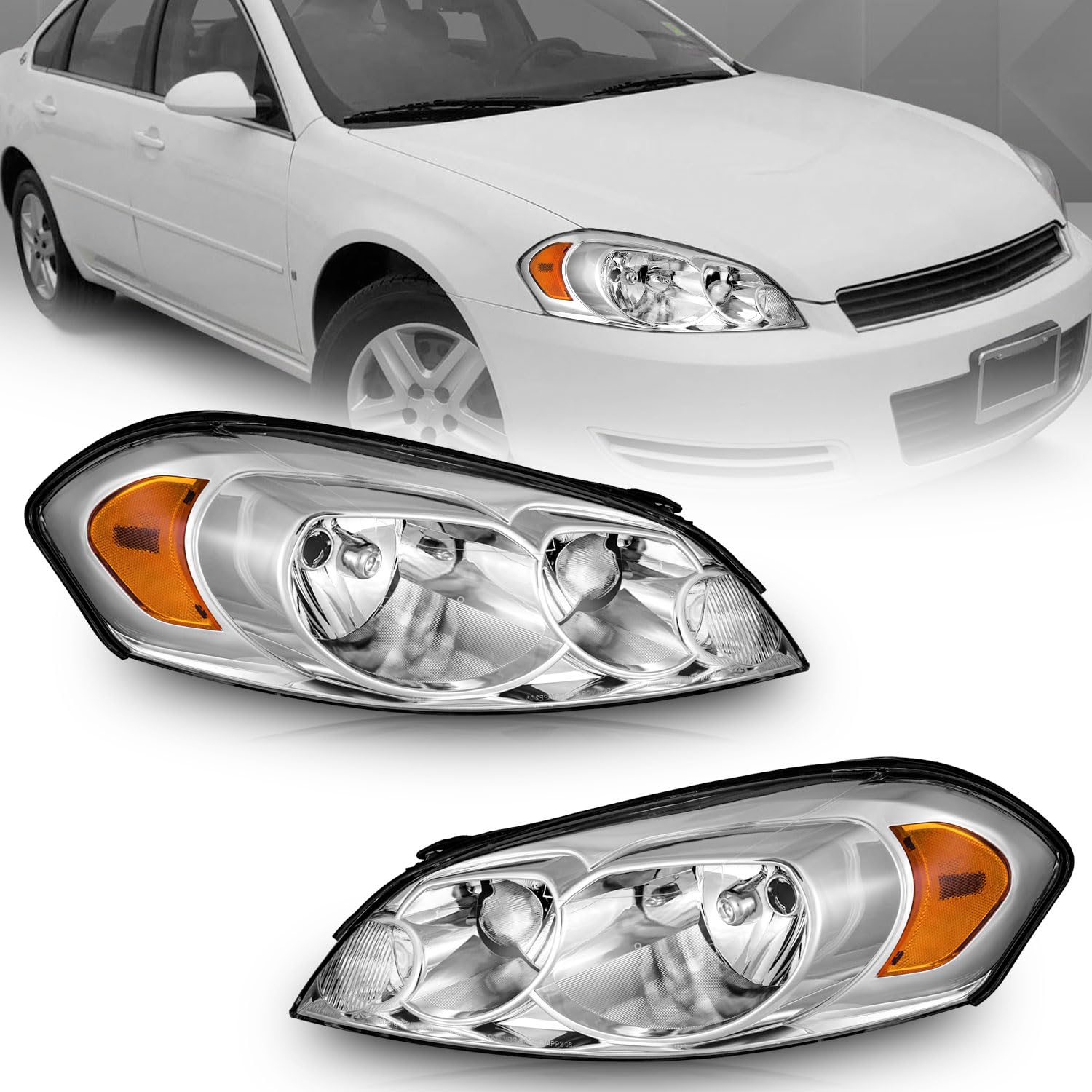 WEELMOTO Headlights for Chevy Impala