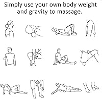 Vista 7 de Benvo Spiky Massage Balls Pack of 3 Muscle Roller Lacrosse Balls for Plantar Fasciitis Back Shoulder Pain Relief Foot Muscles, Trigger Point Yoga