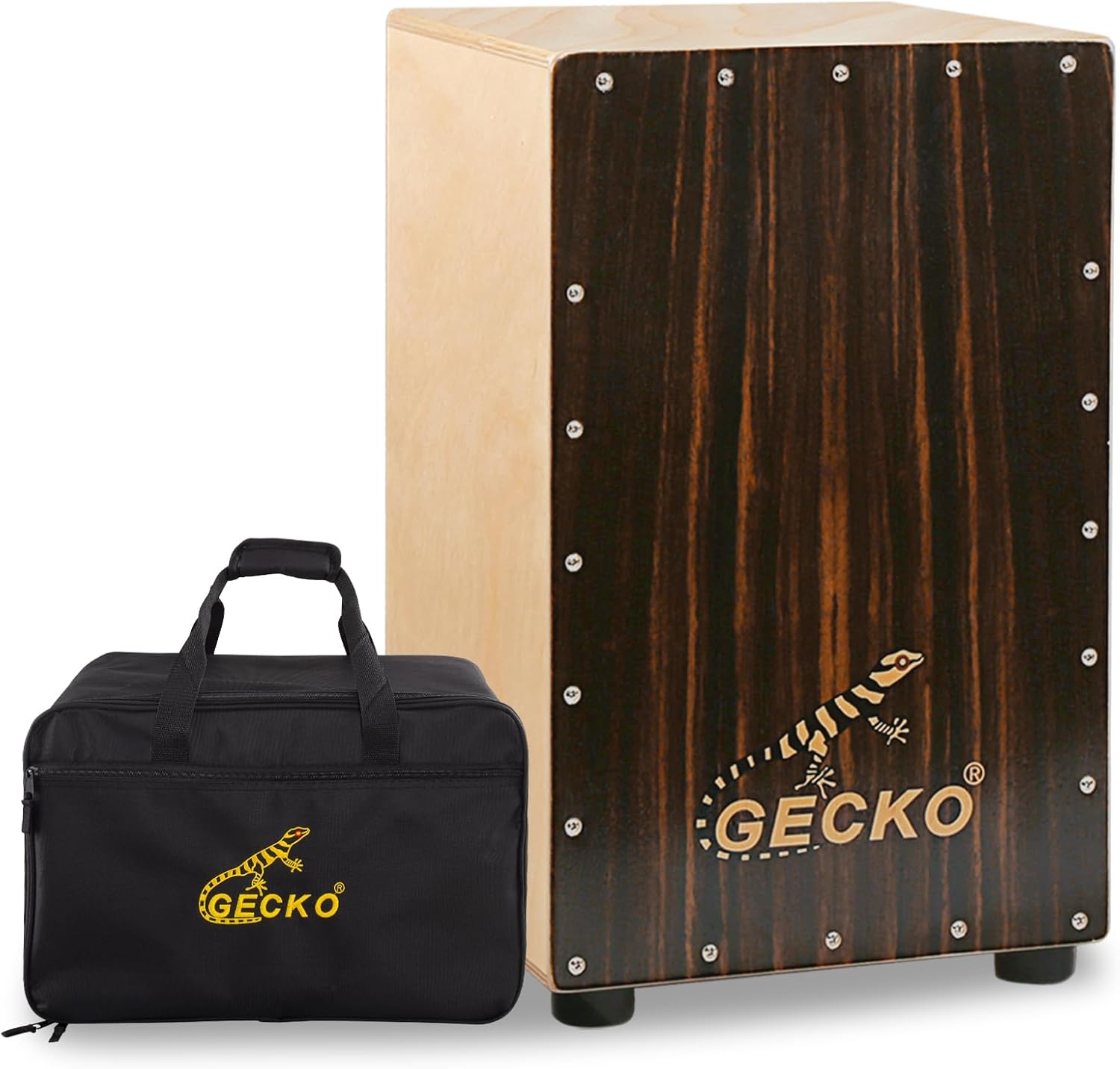 Amazon.com: GECKO Cajon BOX Drum-Wooden Percussion Box musical ...
