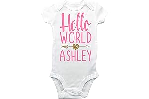 Hello World I'm Customized Name Baby Bodysuit