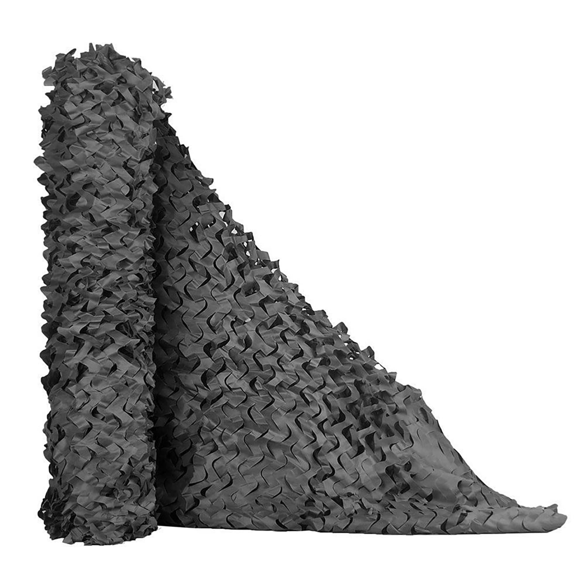 SAYEYBU Camouflage Netting, Shade Net, Military Reinforced Camo Netting, Garden Pergola Sunscreen Camouflage, Net, Camping, Hunting, Decoration,Black,7x13m