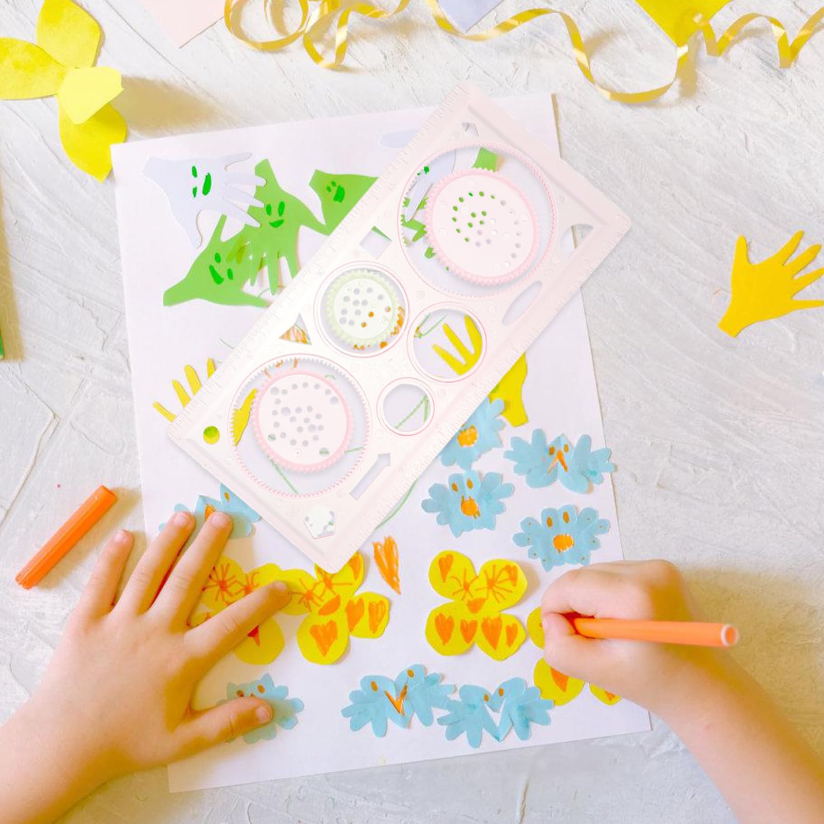 Tofficu 5 Juegos Regla De Plantilla De Dibujo Plantillas De Plantas Plantillas Para Pintar Decoracion Hogar Decoración Hogar De Pintura De Bricolaje Reglas De Pintura 10 Uds * 5
