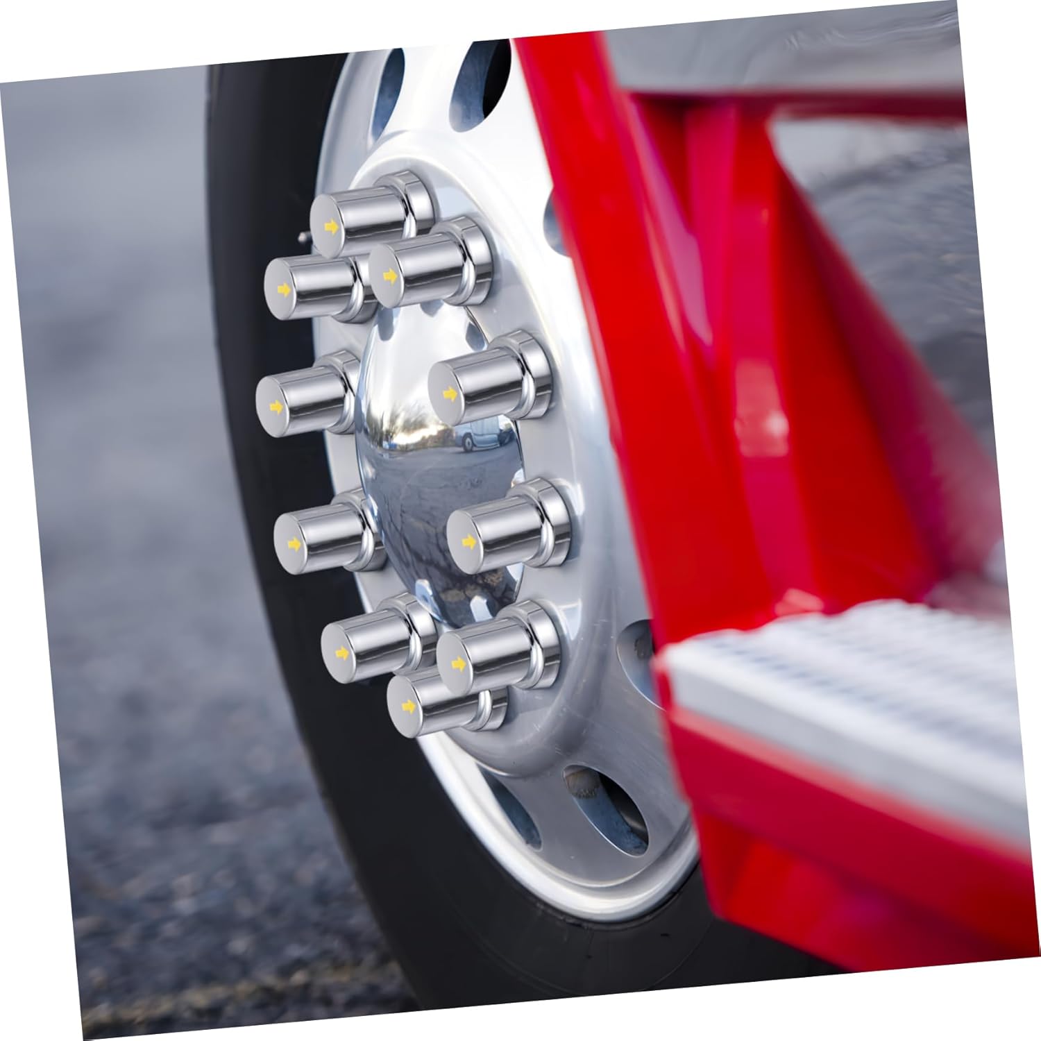 ABOOFAN Lug Nut Covers for Trucks and Cars 20pcs Chrome Abs Wheel Nut Caps Fitment Tool