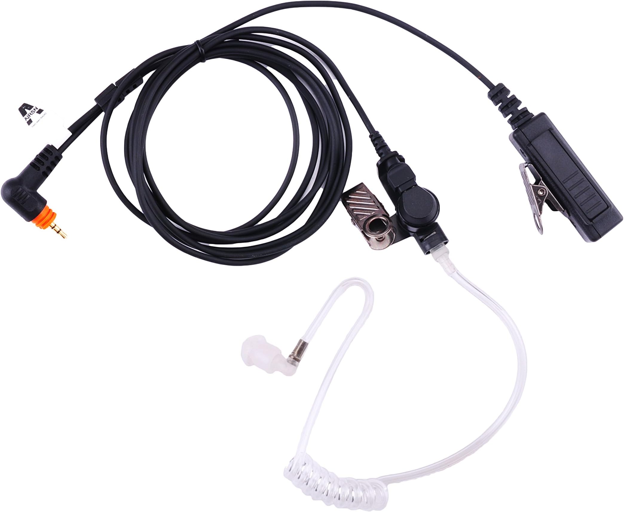 Earpiece Headset Compatible with SL300 SL7550 7580 SL4000 SL3500e SL1K SL1M Walkie Talkie 2 Way Radio,with Acoustic Tube Earpiece and Mic PTT (1 Pack)
