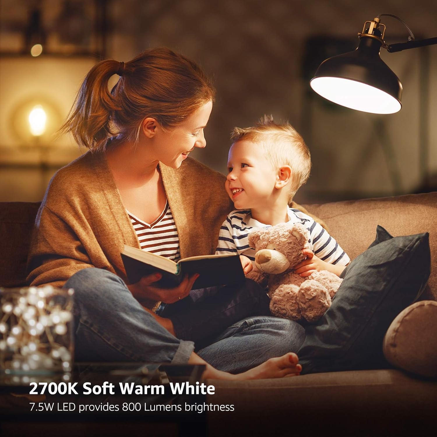 LE Bundle – 2 Items: 6-Pack LED Light Bulbs 100W Equivalent, Daylight White & 5-Pack Vintage Dimmable LED Bulbs,7.5W 800LM, 60W Equivalent, 2700K Warm White