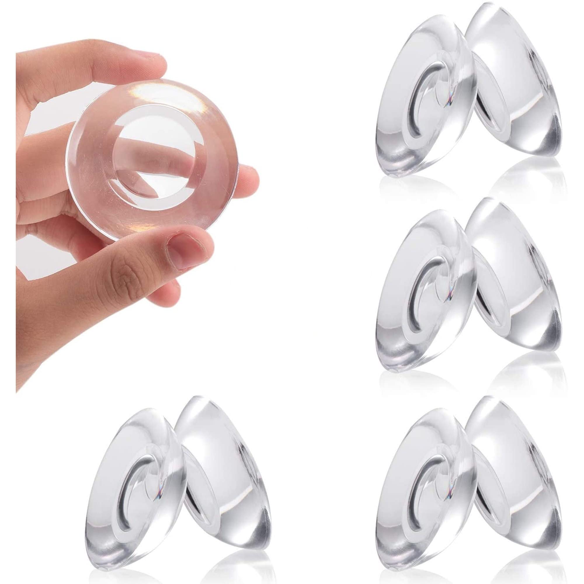 Silicon Door Knob Wall Protector 6Pcs Transparent Round Silicone Door Handle Stopper Bumper for Doorknobs, Headboard, Refrigerator Door, Cabinets Bumpers with Strong Adhesive Glue (B0BQ3PG86Q) Amazon Price History, Amazon Price Tracker
