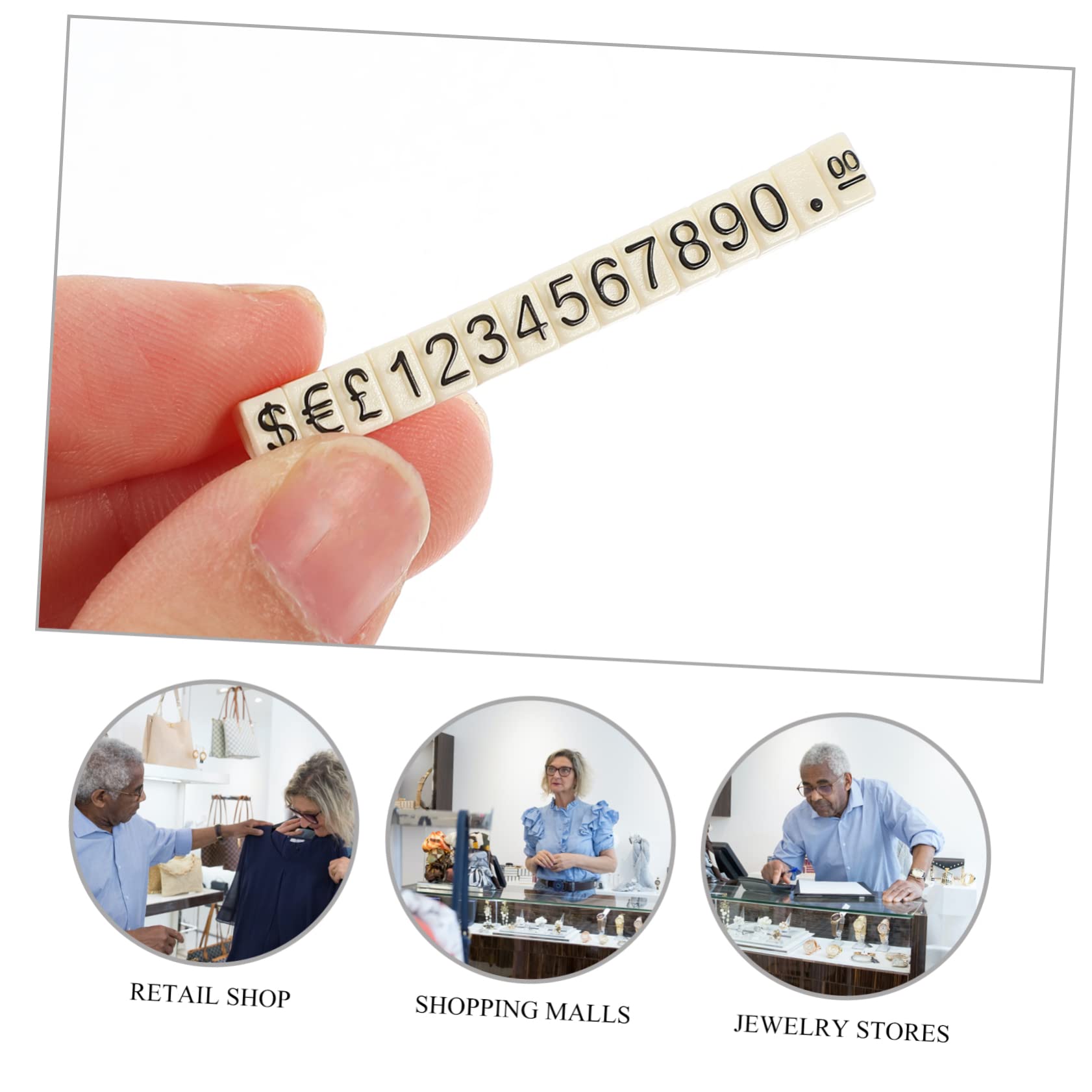 LOT De 25 Esselte Sachet De 25 Index Numériques Plastique - Onglets 1 à