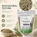 VY VedaYug Rosemary Leaves 100g | Quality Leaves for Hair Growth, Seasoning and Tea | Freash Lot Dried - 100g gallery image