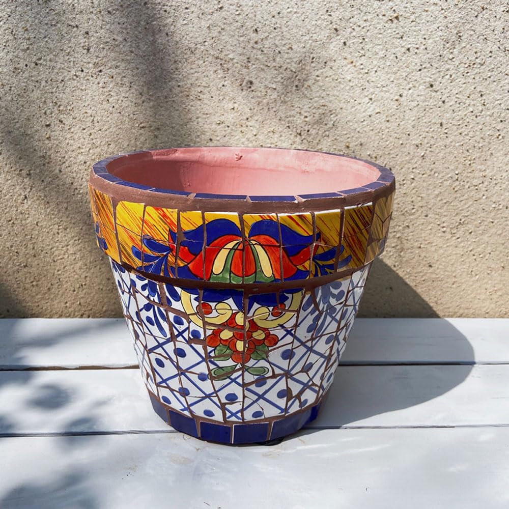 DFGHNBVC Pottery Flower Pot Painted Succulent Mini Plant Pots, Planter Style Hand Painted Multicolor Indoor Outdoor Garden Flower Vase Succulent Planter For Home Office Decor,N