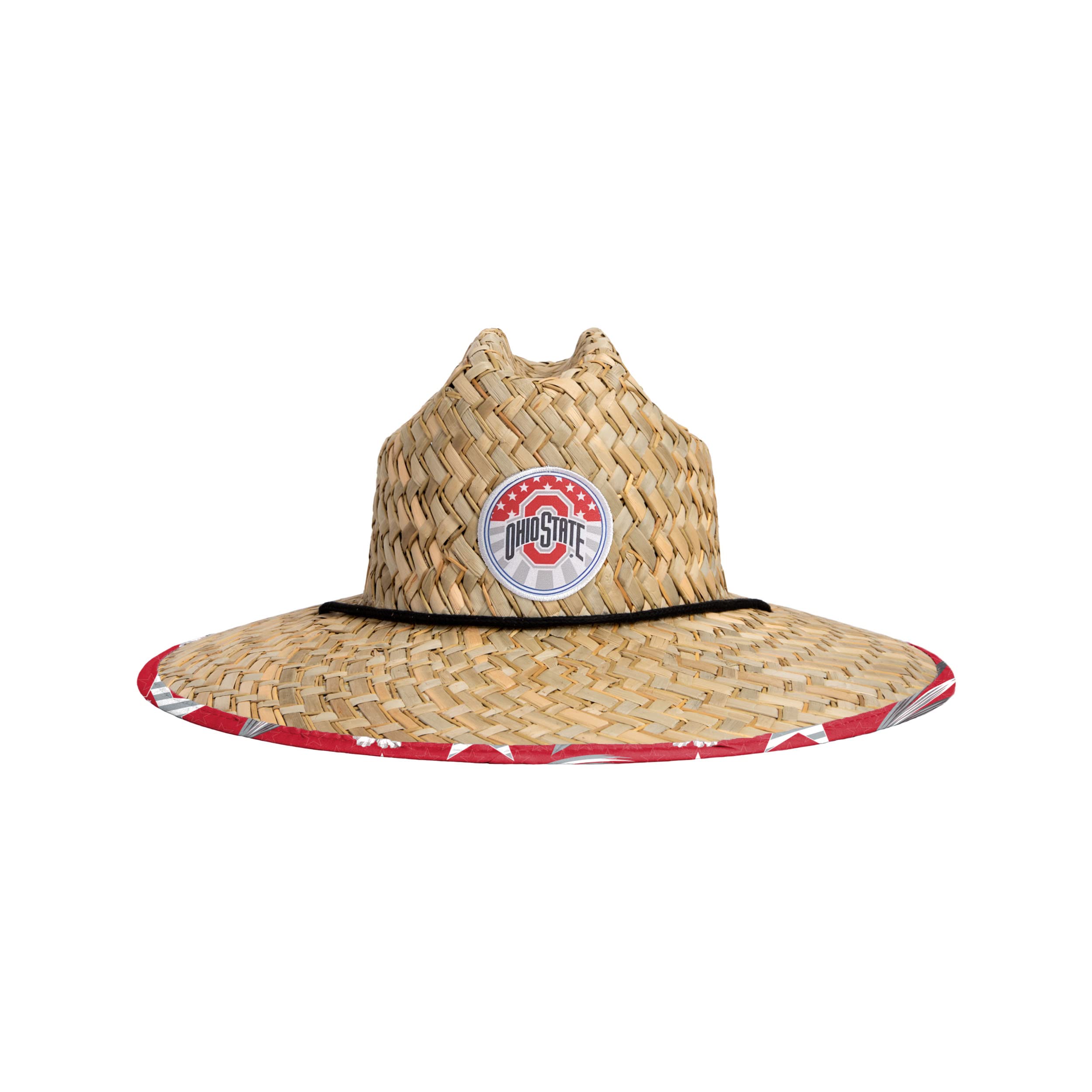 FOCO Ohio State Buckeyes NCAA Americana Straw Hat