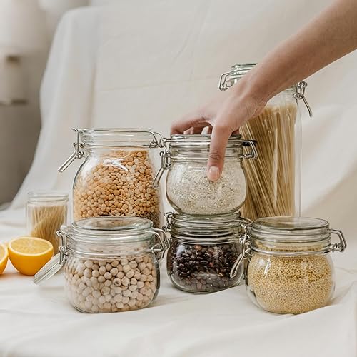 Miniatura 8 de 12 piezas de sellos de goma para frascos de vidrio, anillos de sellado de silicona herméticos y a prueba de fugas para frascos masón, elásticos y se