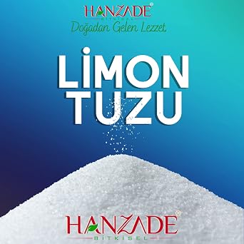 Hanzade Bitkisel Limon Tuzu Toz 1 Kg