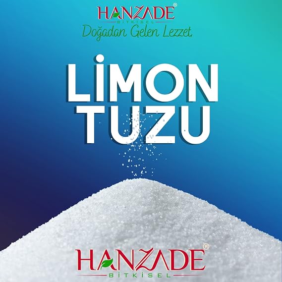 Hanzade Bitkisel Limon Tuzu Toz 1 Kg