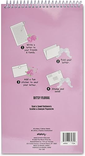 Miniatura 19 de iscream Sella y envía 40 hojas de papelería bloc de notas con sellos - Hola :)