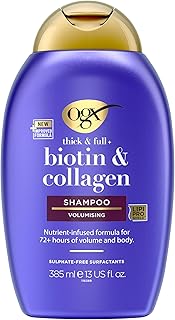 OGX Biotin and Collagen Volumising Hair Shampoo, Thick and Full, with Vi...