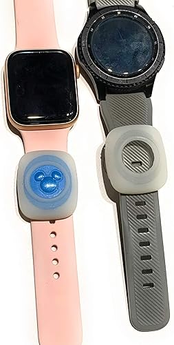 Miniatura 5 de Disney Magicband 2 Puck Holder color Clear Glow in the Dark (2 unidades) Bitbelt, Claro que brilla en la oscuridad, Moderno