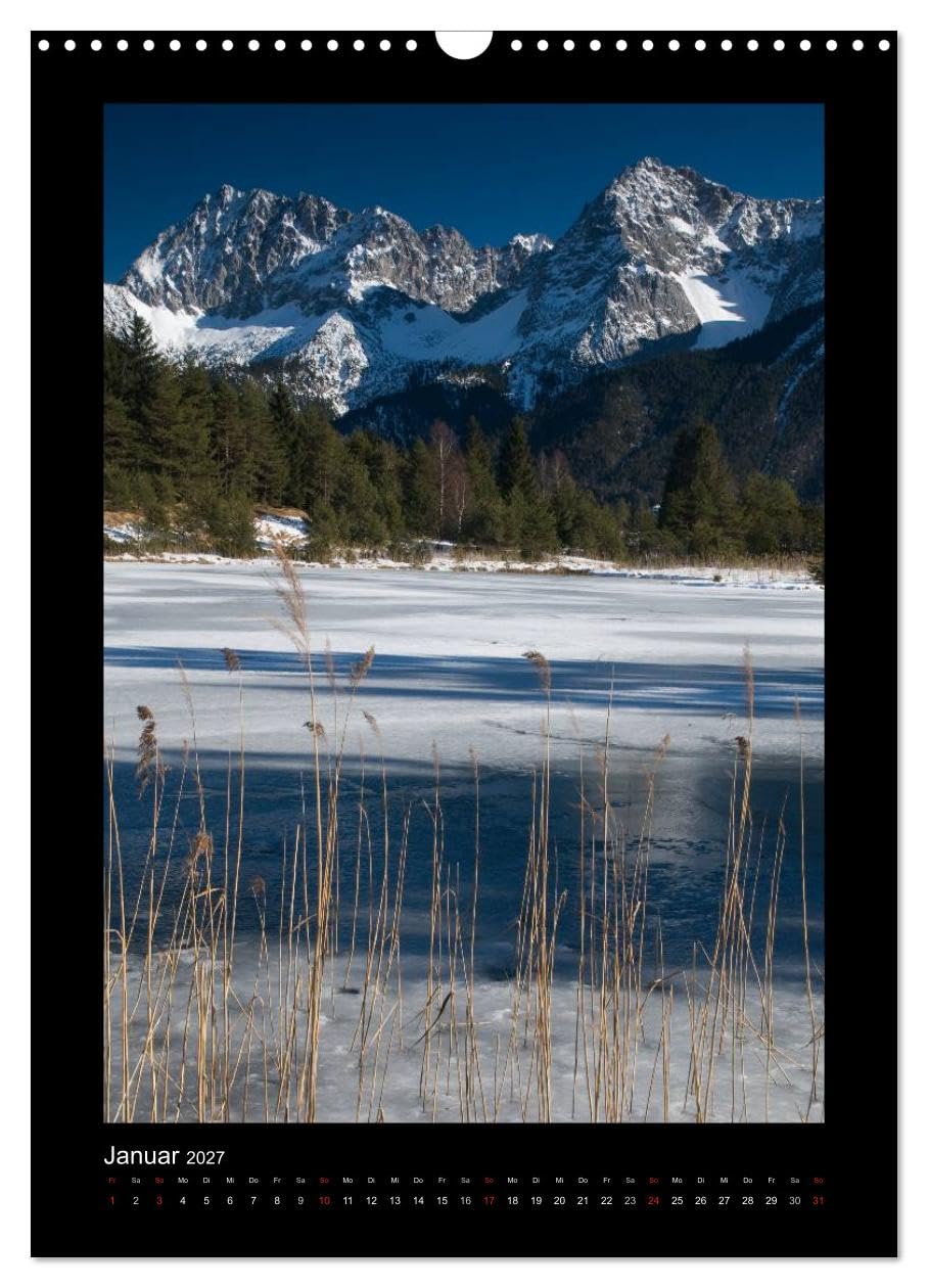 CALVENDO - Landschaft im Fokus - Bayern, Tirol und Südtirol (Wandkalender 2027 DIN A3 hoch), Monatskalender: Landschaftsmotive aus Bayern, Tirol und Südtirol