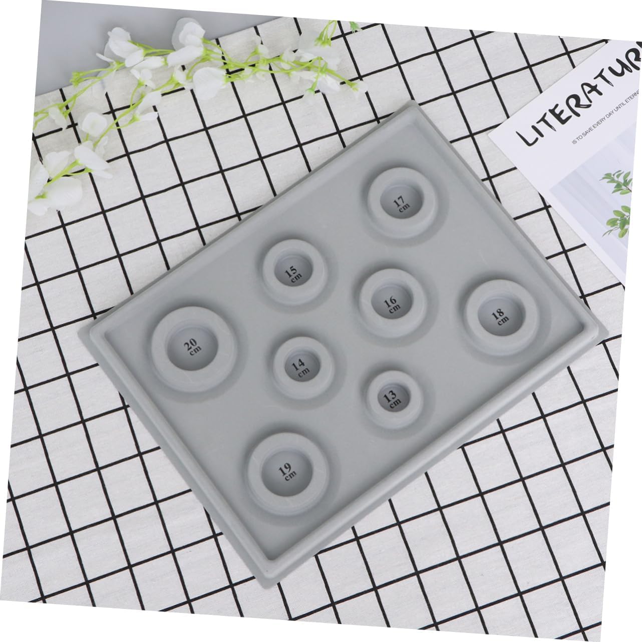 Lurrose 2pcs Jewelry Bead Design Boards for Bracelet Necklace DIY Beading Board Pearl Beads Bracelet