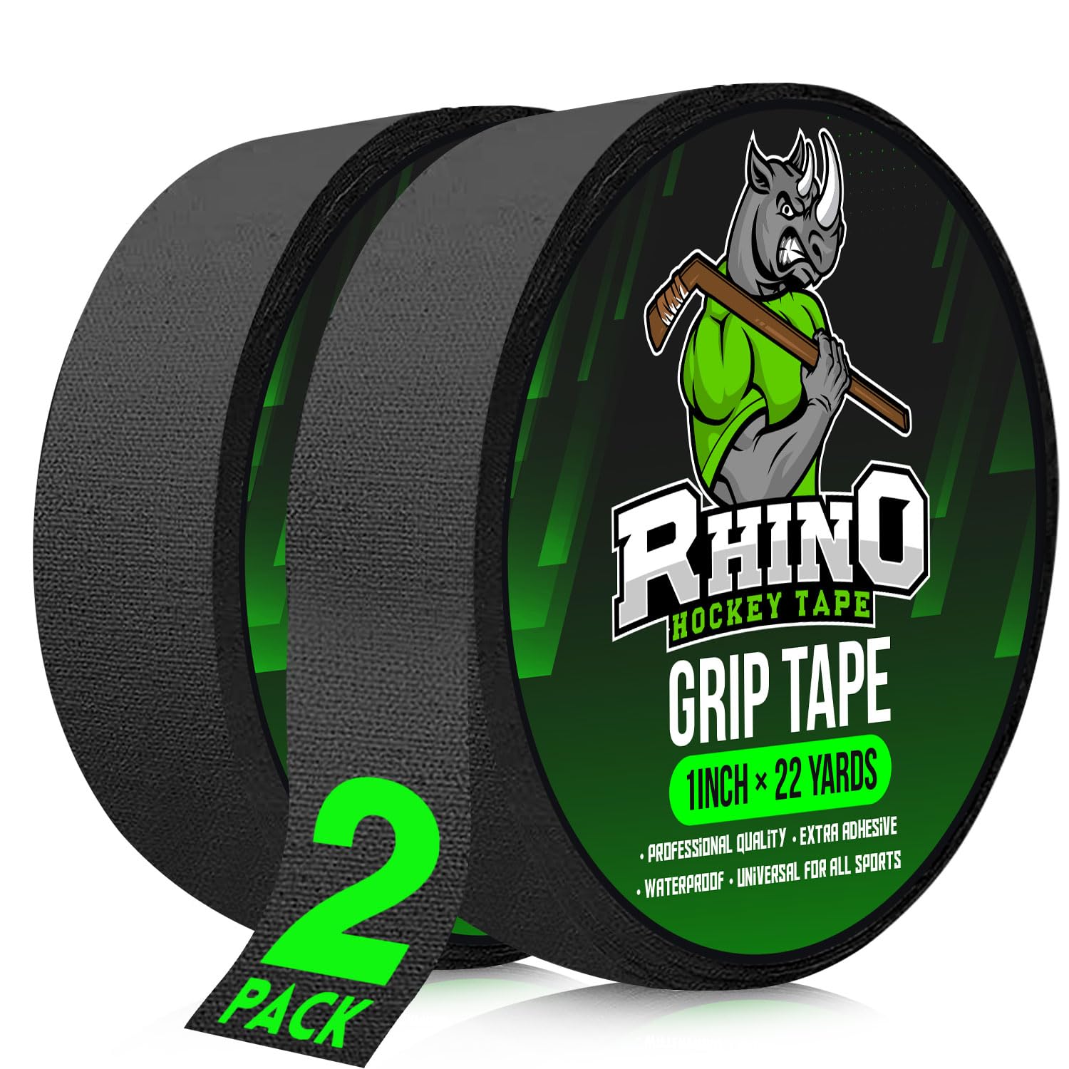 RHINO HOCKEY TAPE, Hockey Tape, Hockey Grip Tape Sports Tape, Field Hockey Grip Tape, Lacrosse Stick Tape, Bat Grip Tape, Hockey Gifts, Cloth Tape,