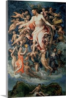 SYSMYXGS Paint by Numbers for Adults, Easy Drawing DIY Oil Canvas Painting Kits,Home Wall Decoration Gift — Angel Collecting Blood from The Wounds of Christ, by Lorenzo Lotto