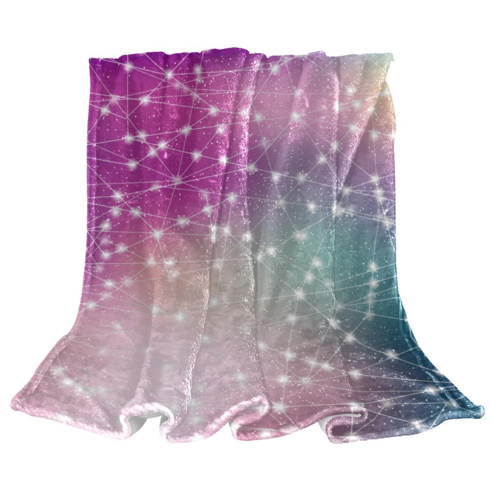 Couverture polaire plaid chaud géométrique pour vos soirées sur le canapé