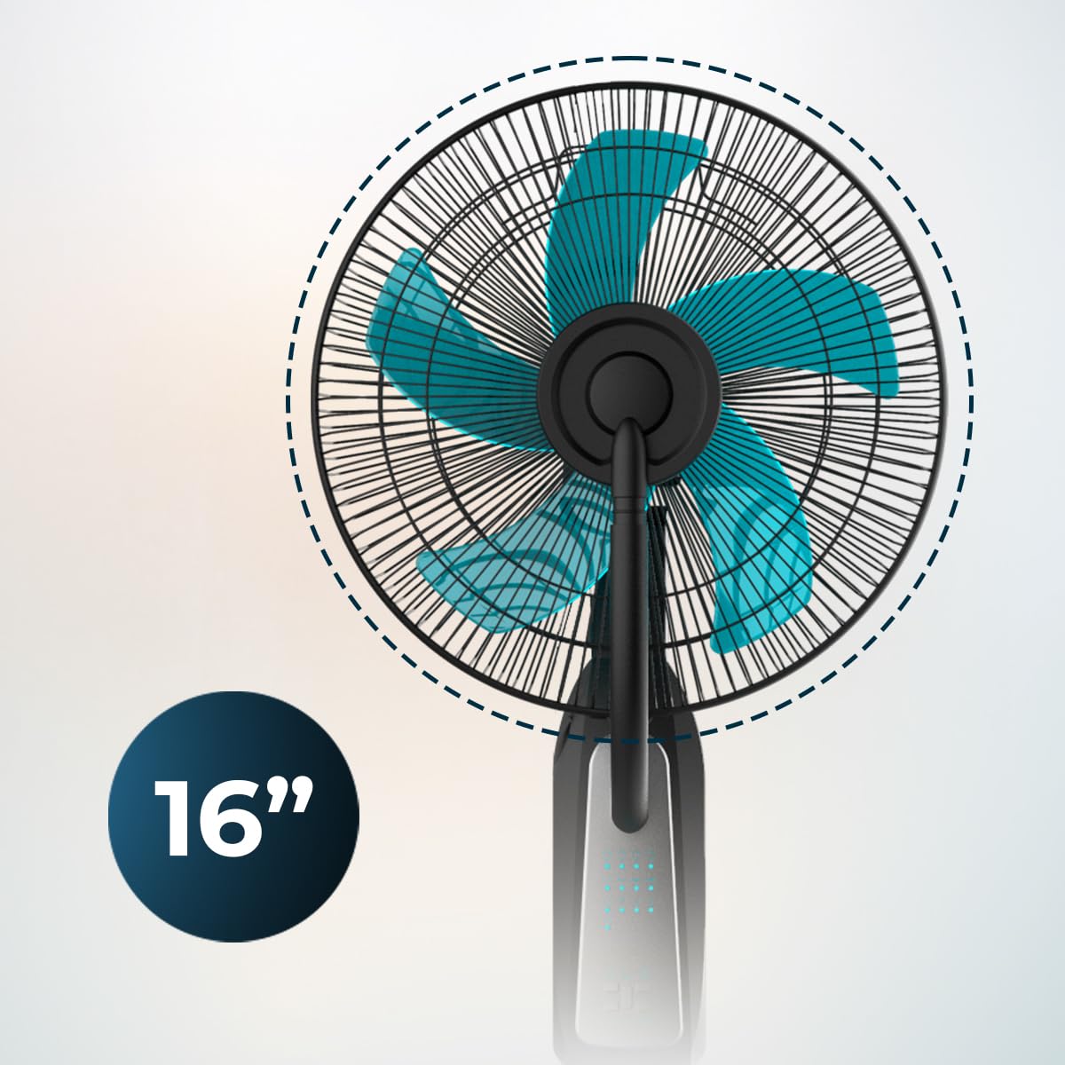 Cecotec - Ventilateur Nébuliseur EnergySilence 490 Freshessence - 90 W, Diamètre 40 cm, Capacité de 2,8 L, Oscillation Automatique et Télécommande, 3 Vitesses et 3 Modes, Minuterie Programmable