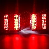 Vista 8 de Linkitom Kit de luces LED magnéticas para remolque, cable de 24 pies con enchufe de 7 pines, impermeable IP68, aprobado por DOT