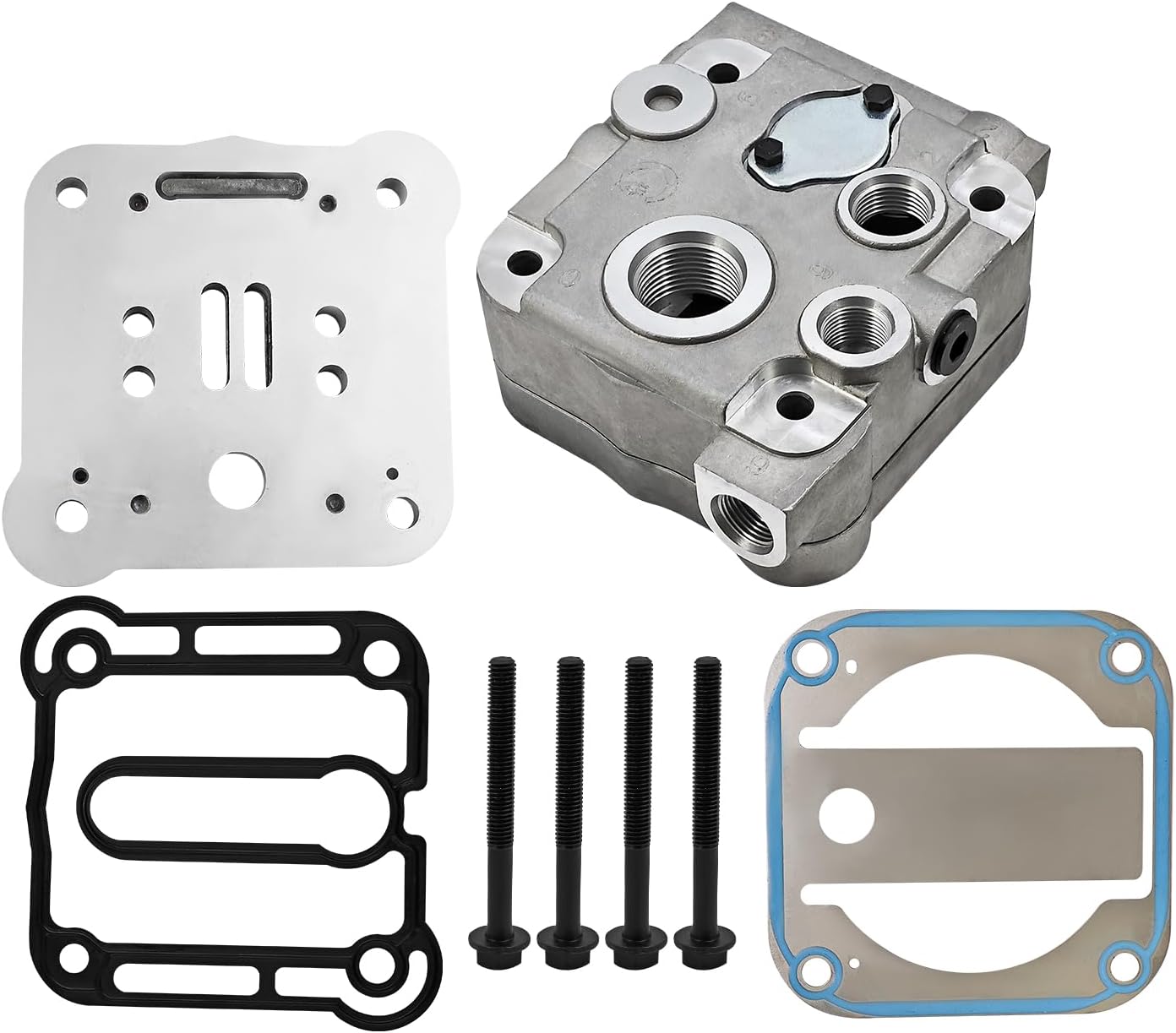 BA-921 Air Brake Compressor Cylinder Head Replacement for Caterpillar Engine C11/ C15/ C18 Replace# 223-3637 5012533 5011427 5012531 5012532 801463 304-9991 353-7137 385-0937