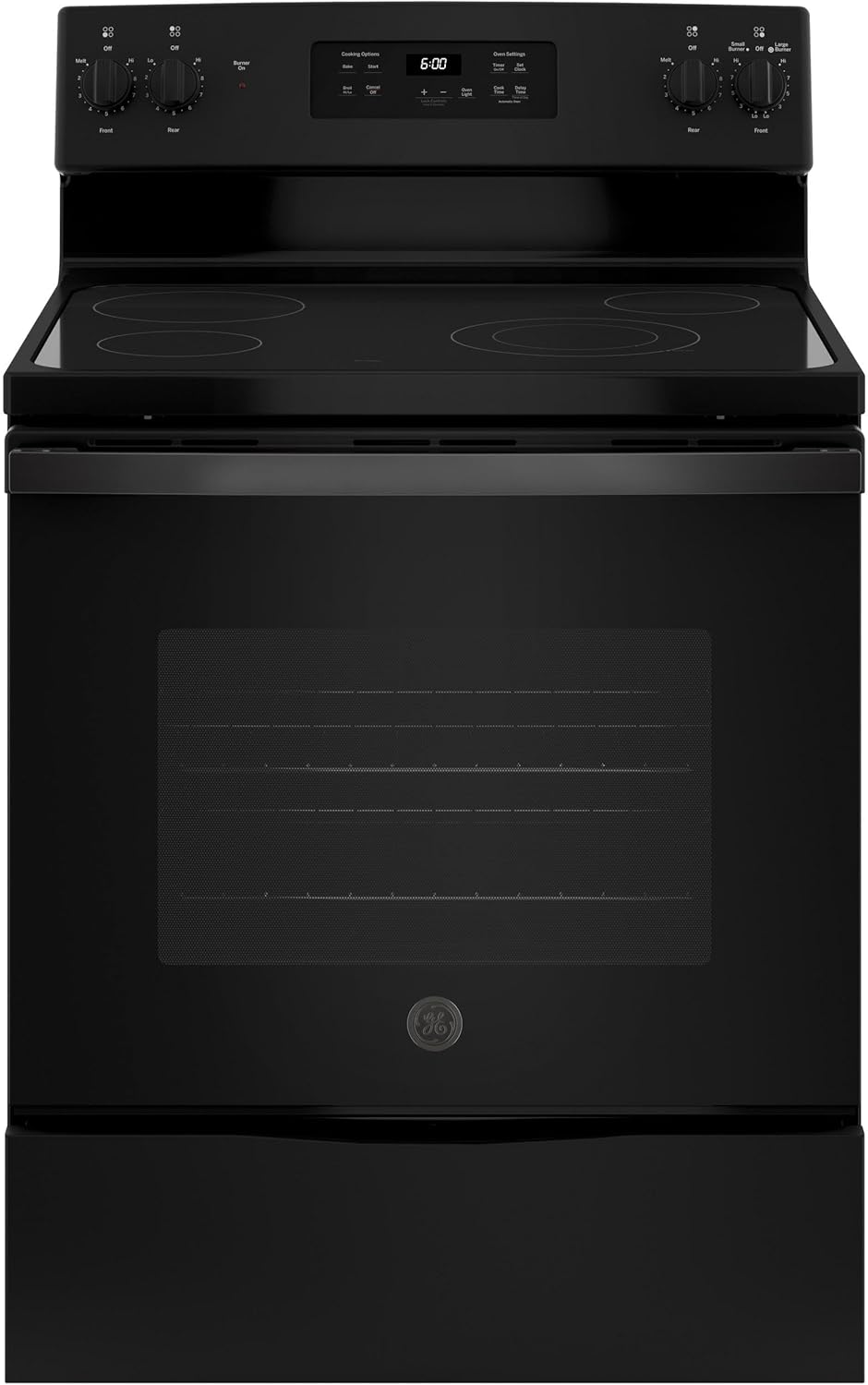 GE 30" FS Radiant Range Black