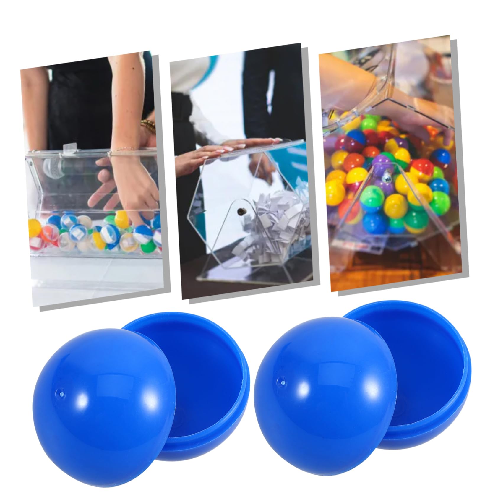 Amazon.co.jp: 抽選ボール 宝くじのボール 50個 PVC 3CM ブルー