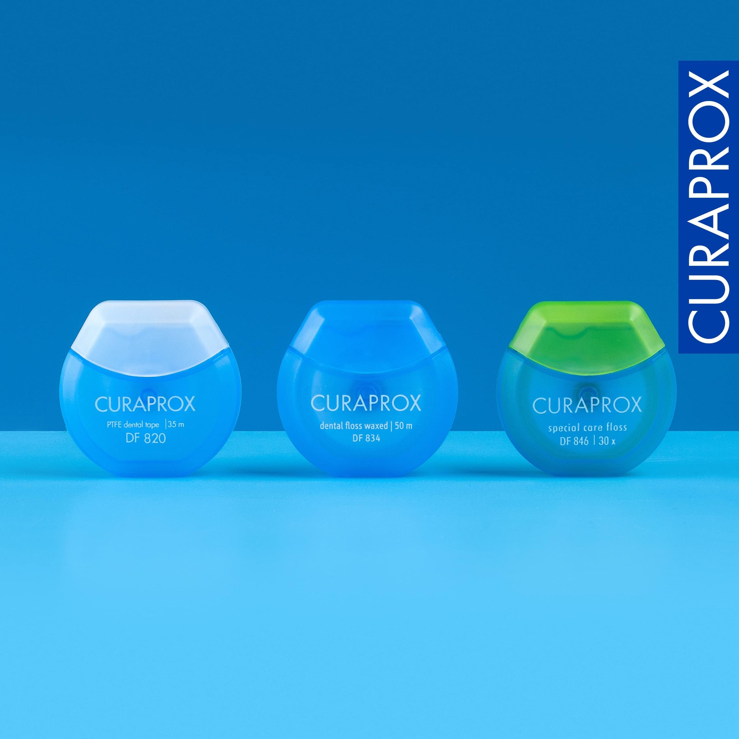 Amazon.com : Curaprox DF 834 Dental Floss – Waxed Floss with Mint