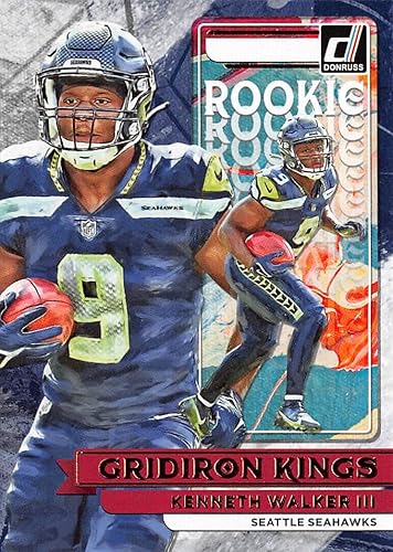 2022 Panini Donruss Rookie GridIron Kings #RGK-14 Kenneth Walker III Rookie Card