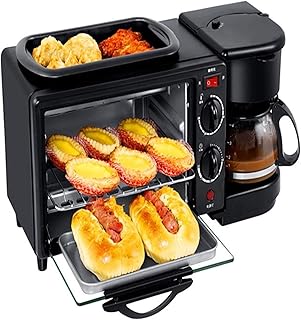 XinMeiMaoYi Machine à café multifonctionnelle pour Four Grille-Pain Machine à café entièrement Automatique Trois dans Une Machine à Petit déjeuner Apparence exquise