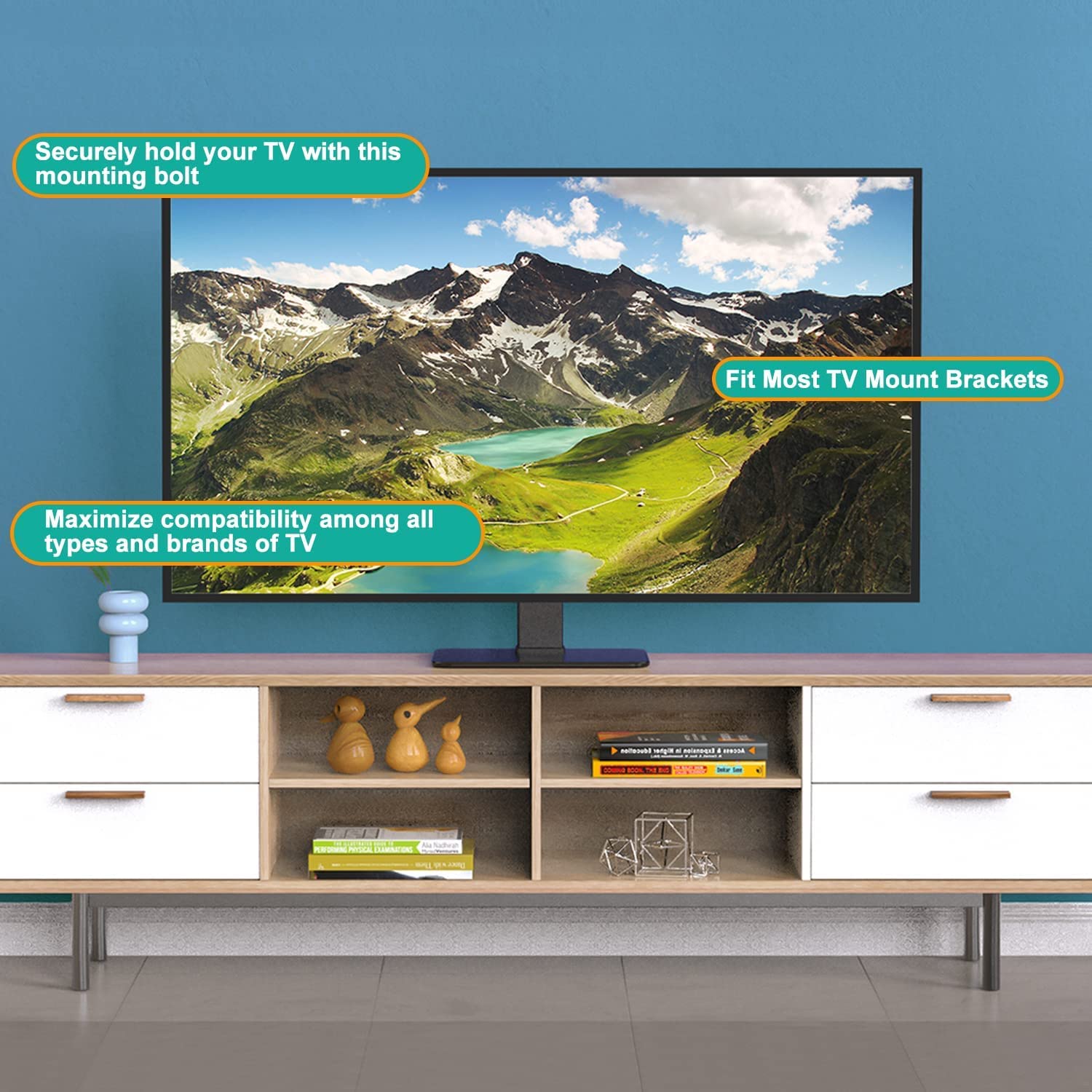 Amazon.co.jp: テレビ 壁掛け ネジ - 最大80インチのテレビに対応