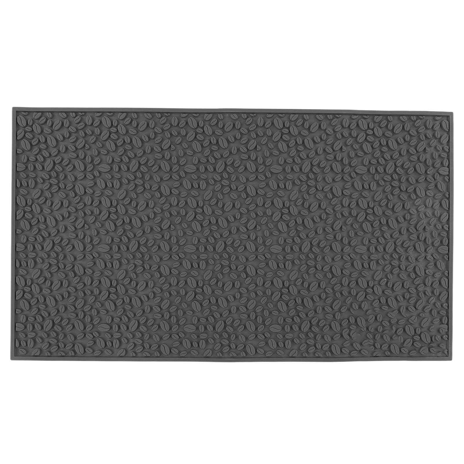 Estera de bar PVC antideslizante aislado lavavajillas calor seguro inodoro estera de servicio para café hogar (Gris)