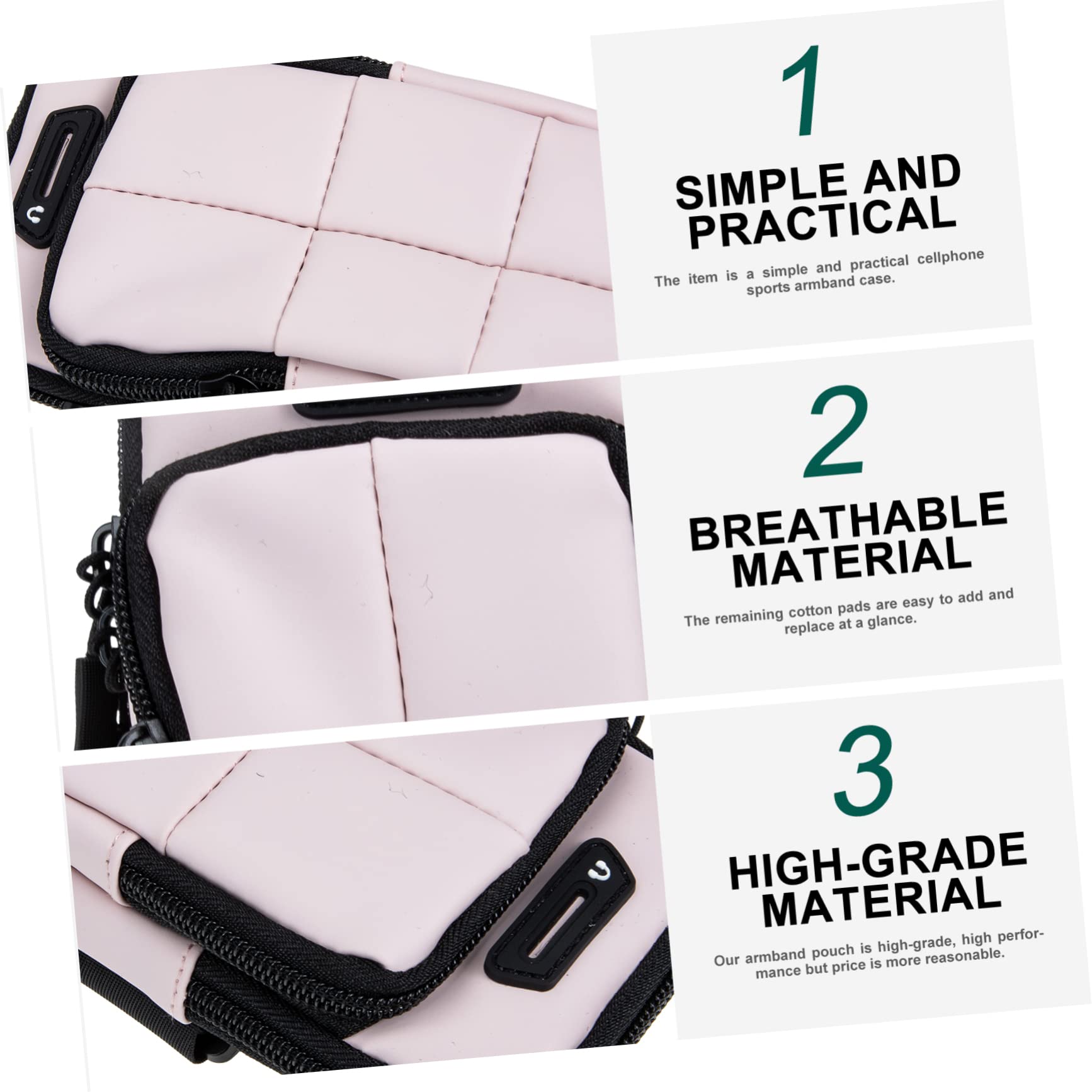 Angoily 2piezas Deportivo Unisex para Teléfono Funda De Brazo Ejercicio y Actividades