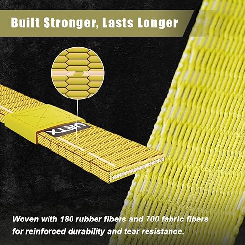 Miniatura 4 de VRTX No.00 Bandas de resistencia de tela para hombres y mujeres  Banda larga de ejercicio para entrenamiento, estiramiento, yoga, entrenamiento de