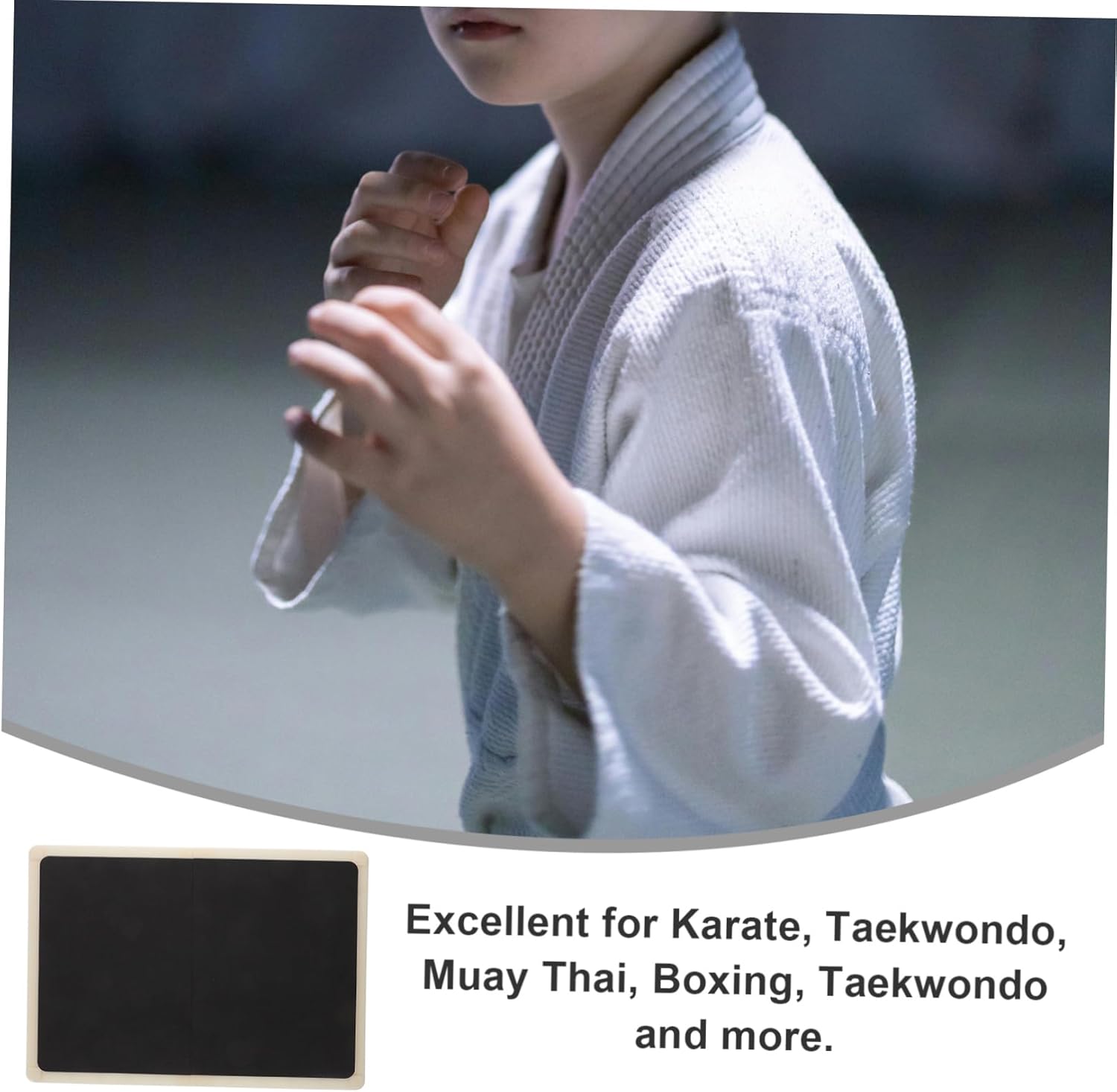 VICASKY Portable Taekwondo Breaking Board Durable Thick Practice Board for Martial Arts Training Convenient for Beginners and Professionals Supports Up