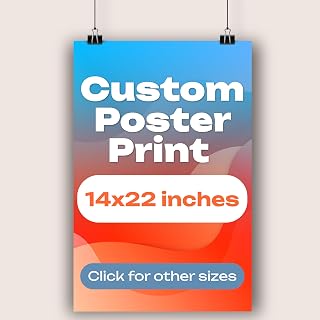 Upload Your Image for Poster Prints - Personalized Photo Prints and Wall Art for Elegant and Memorable Home Decor - Customized Poster Art 14 x 22 inches
