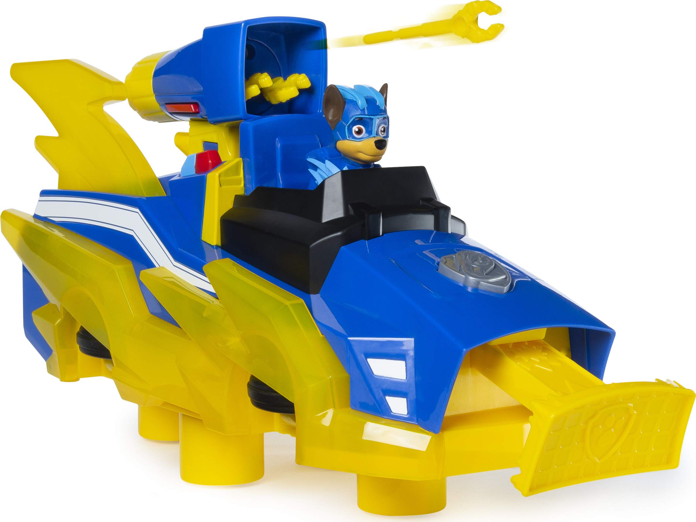 PAW Patrol Mighty Pups Charged Up Chase Trasformando Veicolo Deluxe con Luci e Suoni