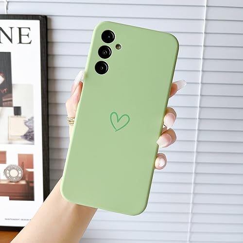 Miniatura 2 de Jmltech Funda protectora de silicona para Samsung Galaxy A14 5G, color menta Slim Fit a prueba de golpes para teléfono de mujer