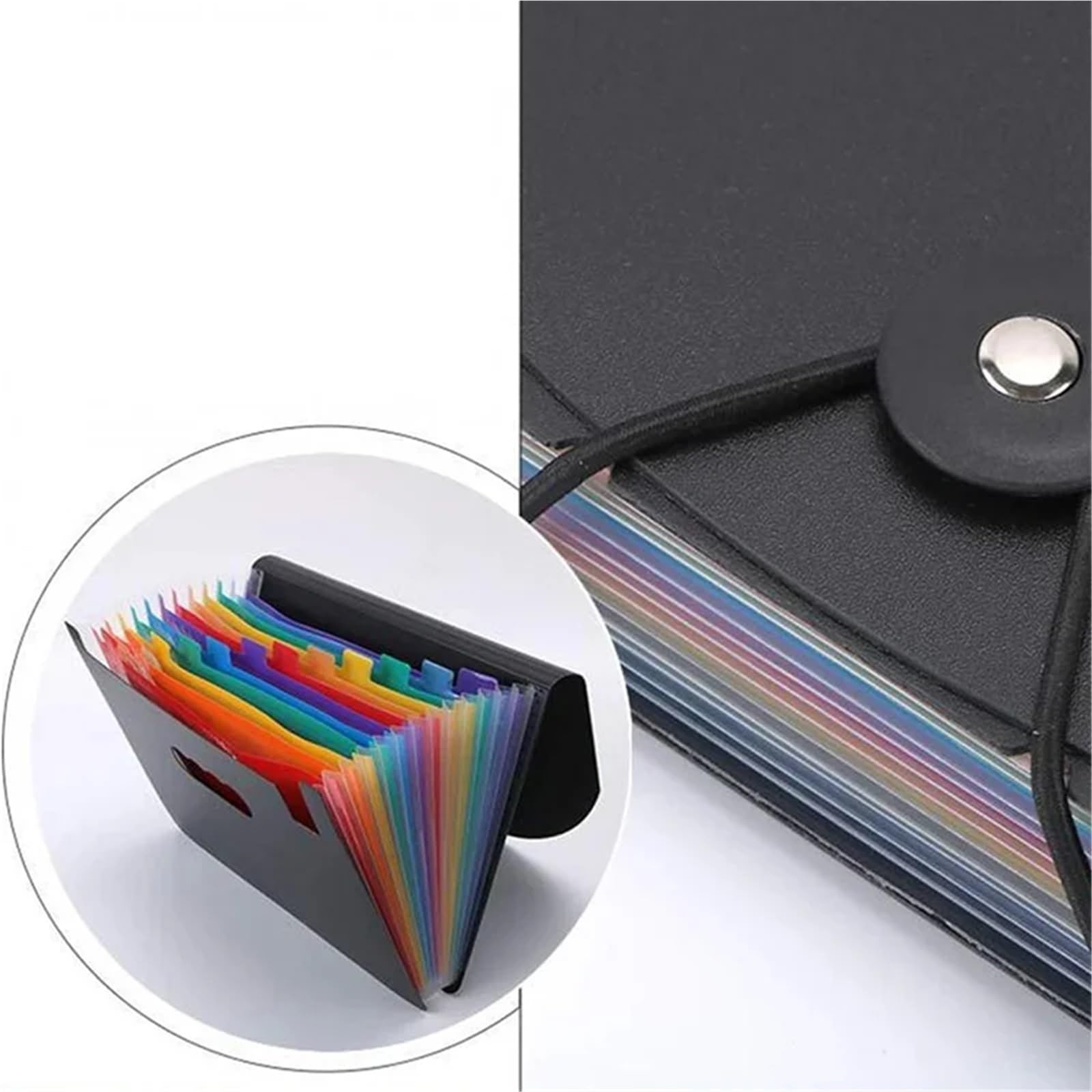 Cartella portadocumenti espandibile da 2 pezzi, organizer for documenti formato A4, cartella a fisarmonica portatile, contenitore for scrivania for la scuola Per Casa Scuola